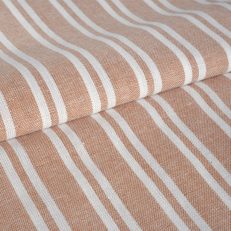 55% LINEN 45% RAYON YD STRIPE Blended Tela