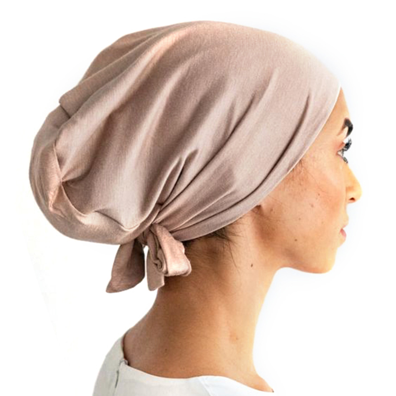 G384 Skin-friendly Elastic Hijab Undercap