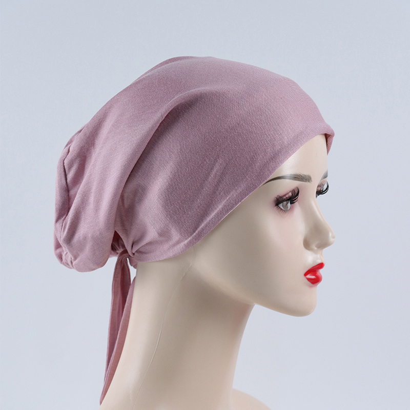 G384 Skin-friendly Elastic Hijab Undercap
