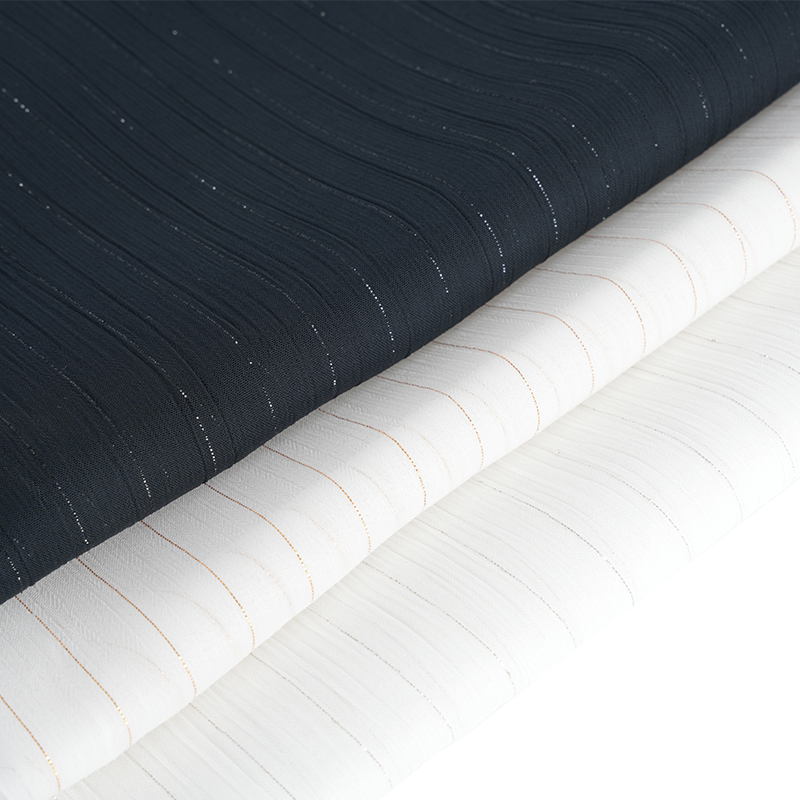 75D Silver Silk Chiffon Crepe