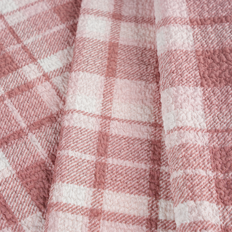 100D/150D na Tamang Grid Print na Tela