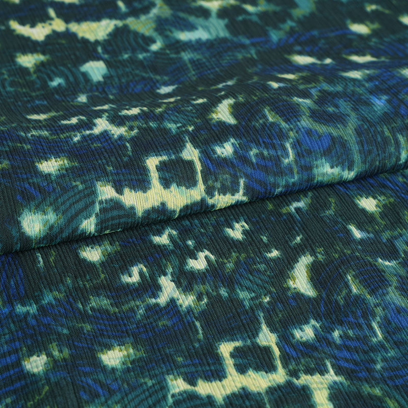 100d Paracord Crepe Cr3 Round Leopard Print na Tela