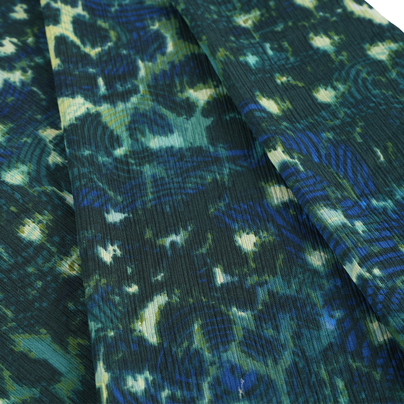 100d Paracord Crepe Cr3 Round Leopard Print na Tela