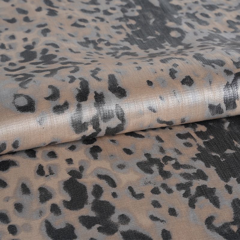 20d*21s Makapal na Golden Cotton na Maliit na Leopard Print na Tela