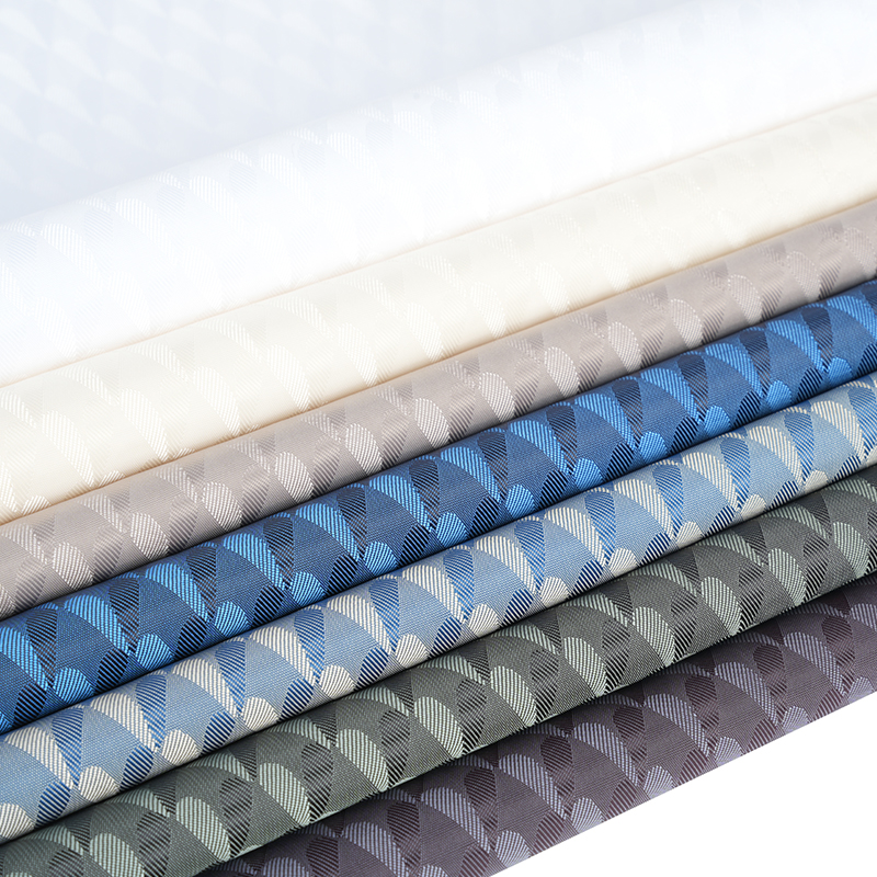 Polyester Cationic Two-Colour Symmetrical Love Jacquard Dyeing