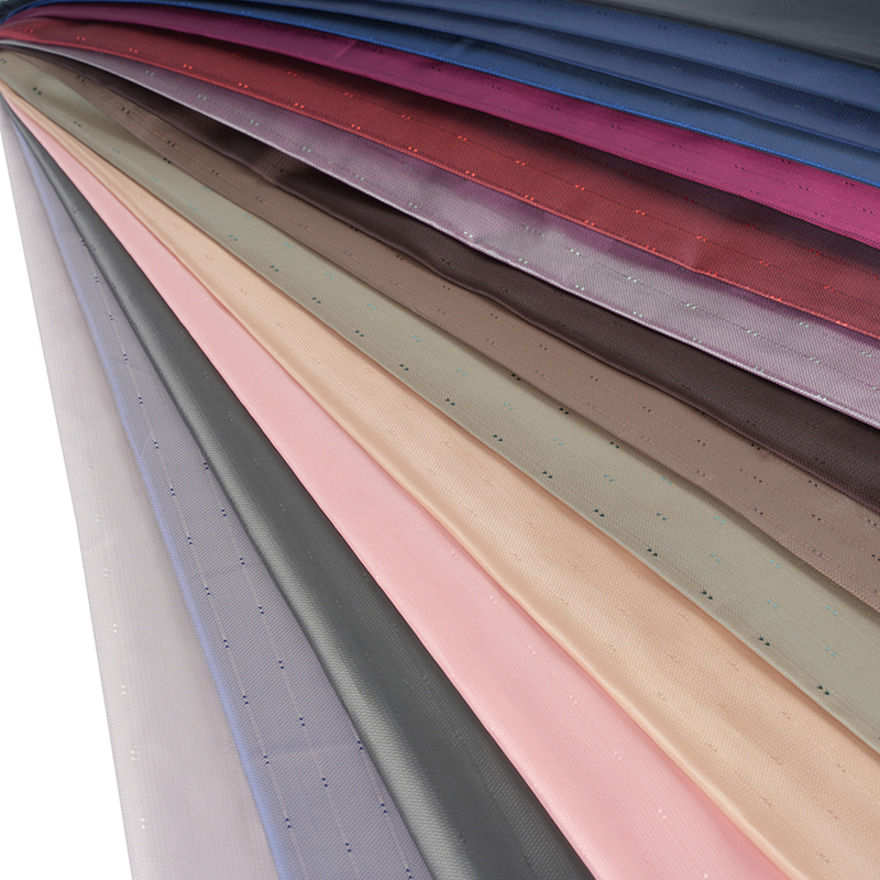 Polyester White Filament Corrugated Arrow Stripe Jacquard