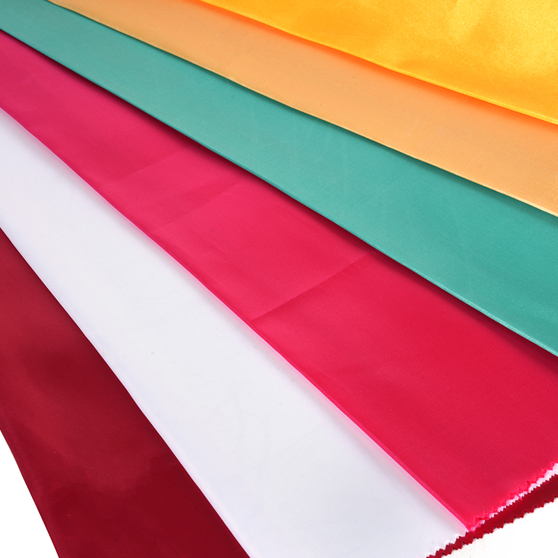 50/75 Makintab na Non-Twisted Satin + Manipis na Paddle sa Itaas na Tela