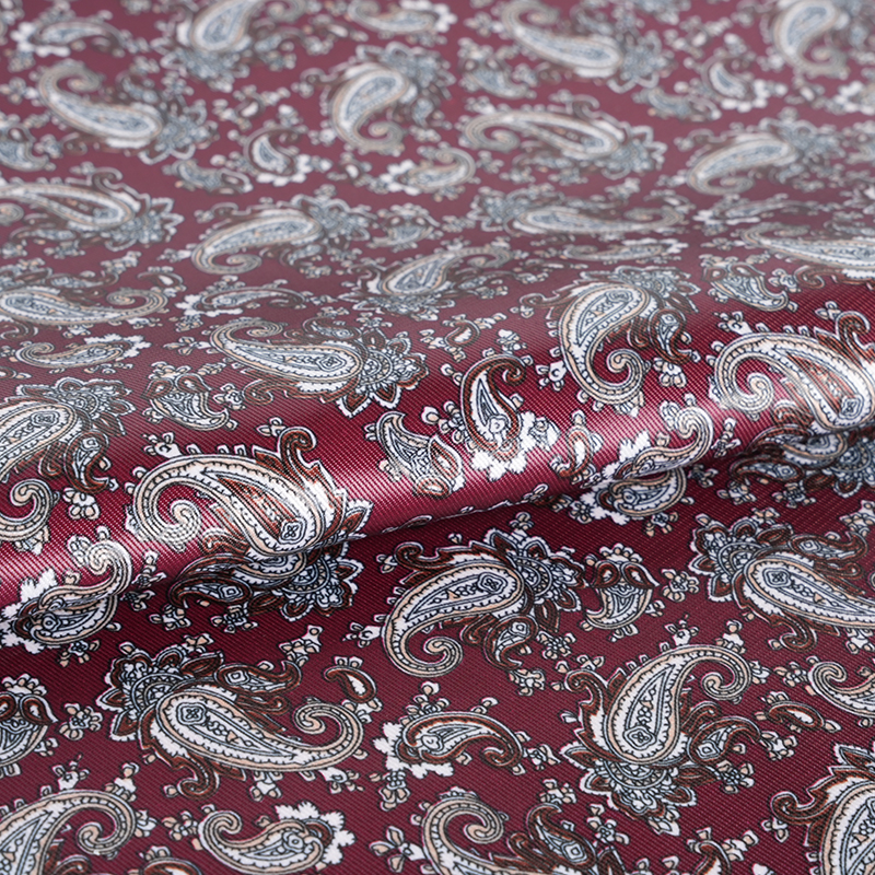 Polyester Imitation Rayon Loquat Flower Printing Fabric