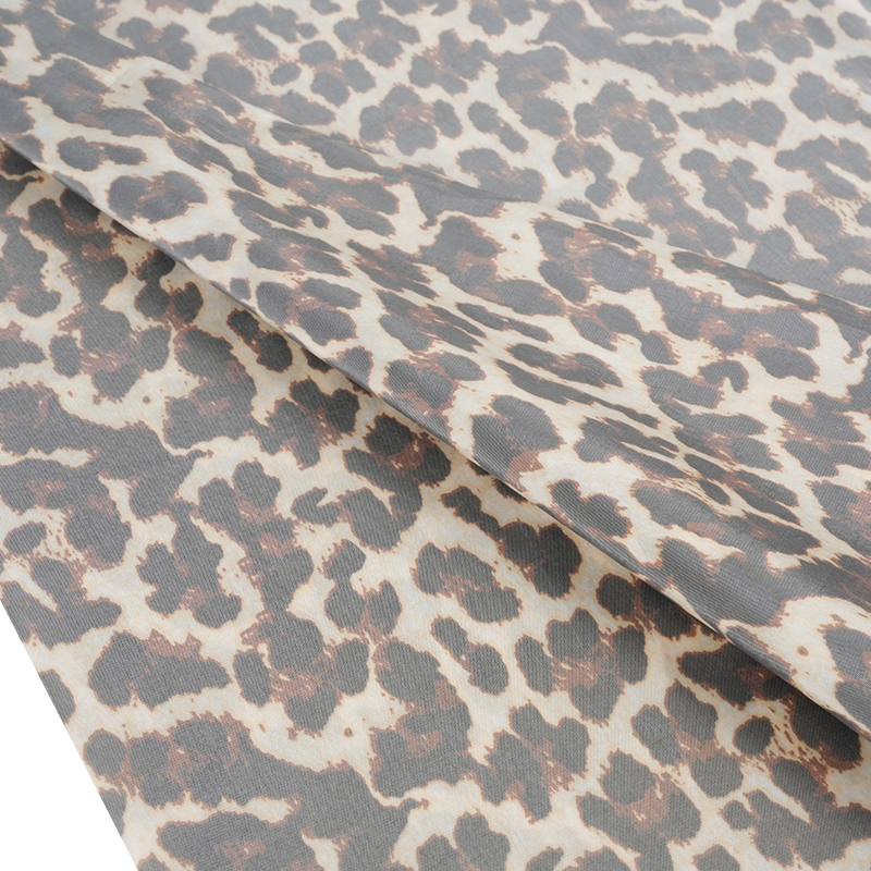 PV Plain Leopard Print na Tela