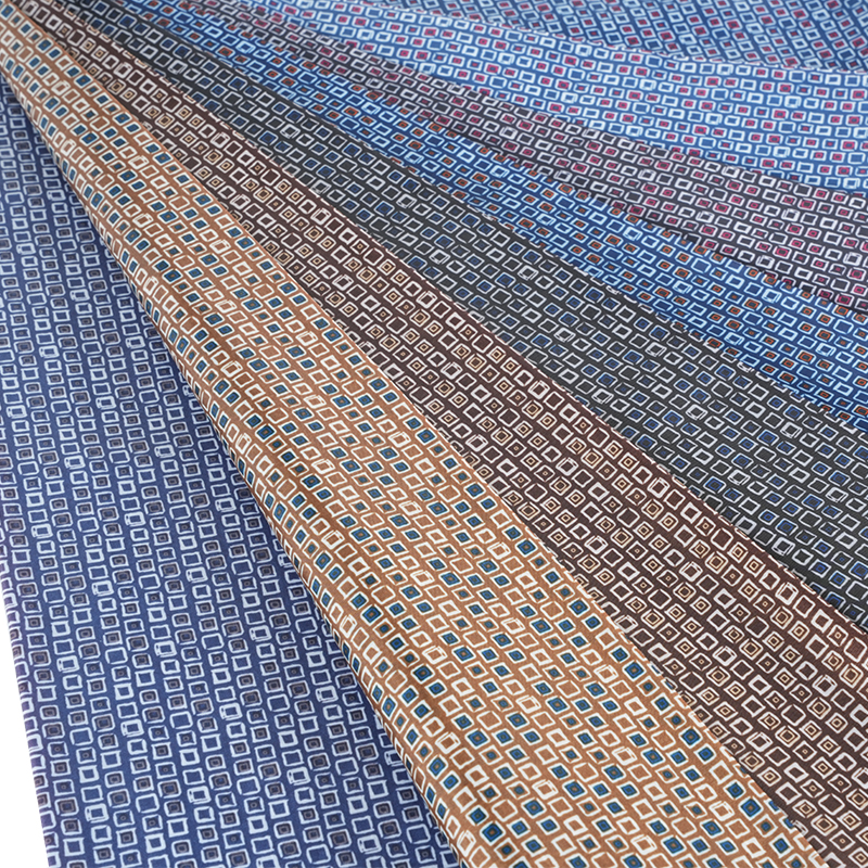 190T Polyester Taffeta Small Square Printing Fabric