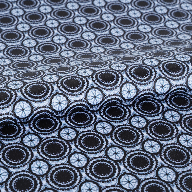 210T Polyester Taffeta Loop Lace Printing na Tela