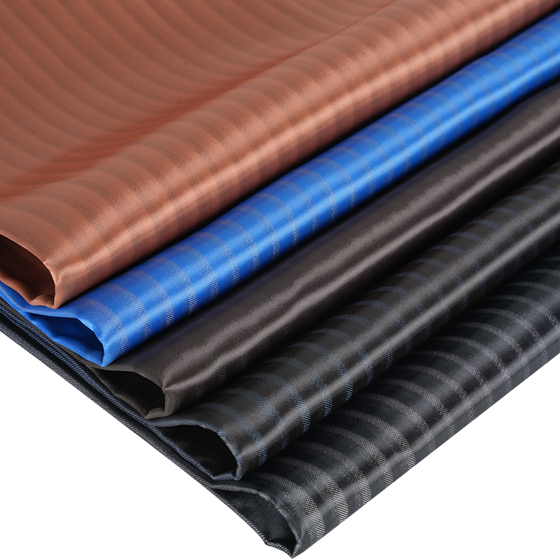 PV Satin Hidden Stripe Fabric