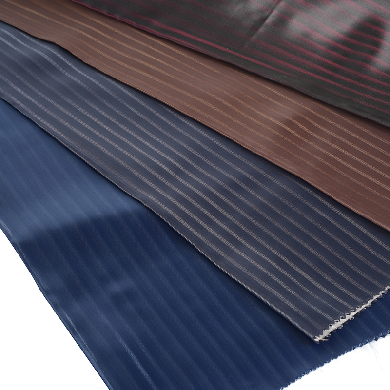 PV Satin Hidden Stripe Fabric