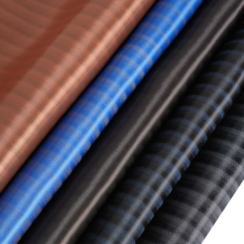 PV Satin Hidden Stripe Fabric