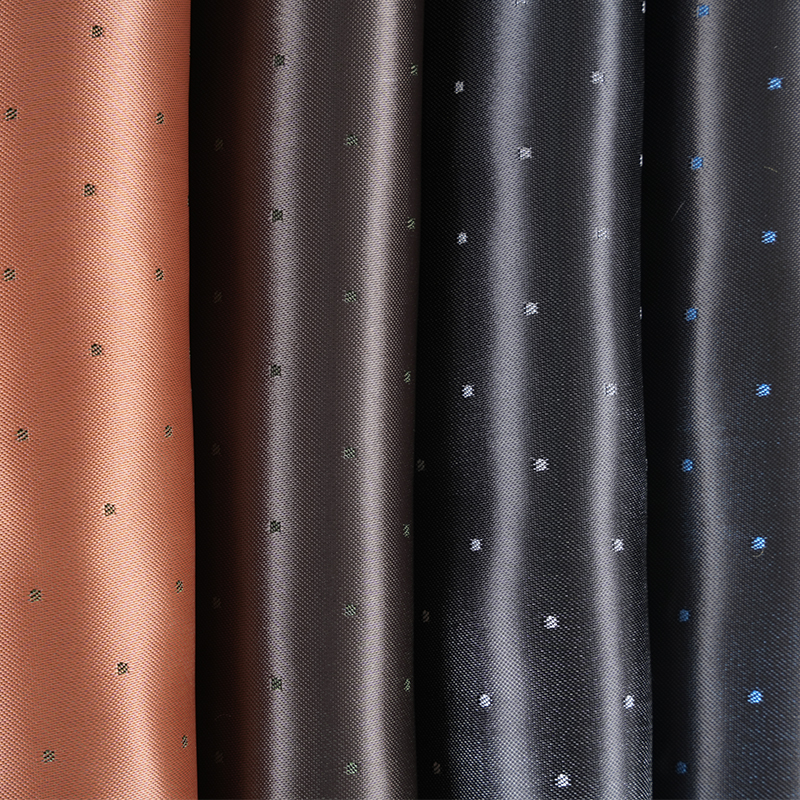 PV Satin Dot Jacquard Tela