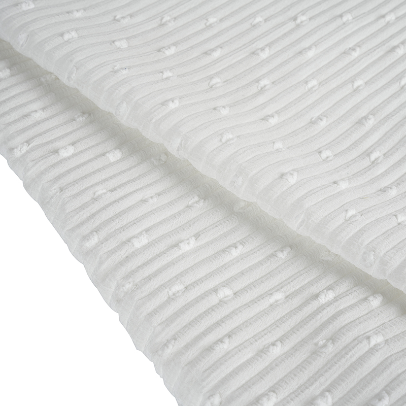 Polyester Yarn na Ginagaya ang Hemp Leaf Foam Printing Fabric