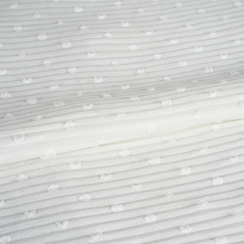 Polyester Yarn na Ginagaya ang Hemp Leaf Foam Printing Fabric